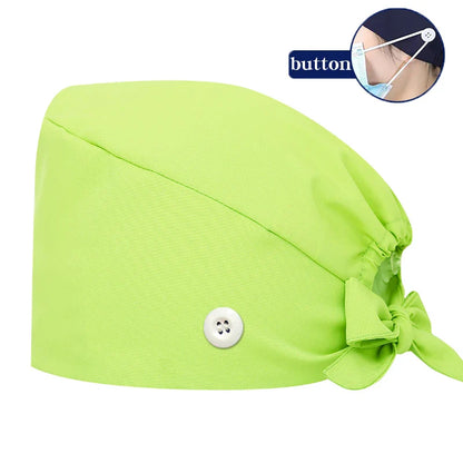 Cralom Summer Medical Caps for Beauty Salon, Spa & Clinic - Soft Surgical Hats
