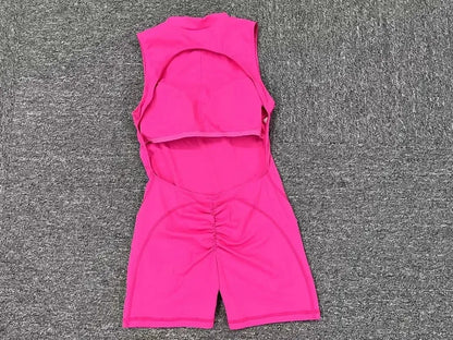 Cralom Seamless Yoga Jumpsuit Sports Set for Women