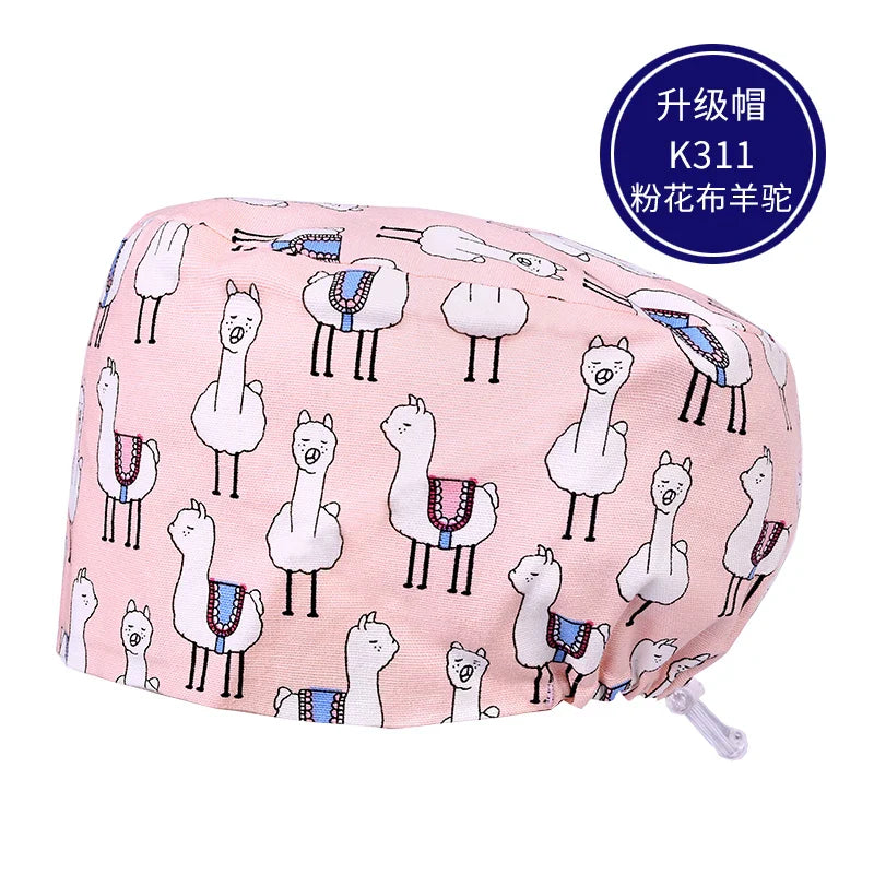 Cralom Cotton Scrub Cap - Unisex Surgical Hat for Healthcare Pros