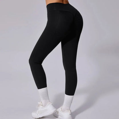 Cralom High-Waist Yoga Pants: Tummy Control Booty-Lifting Leggings