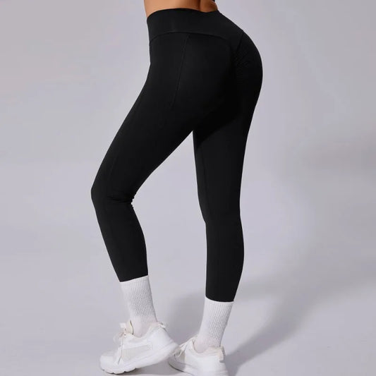 Cralom High-Waist Yoga Pants: Tummy Control Booty-Lifting Leggings