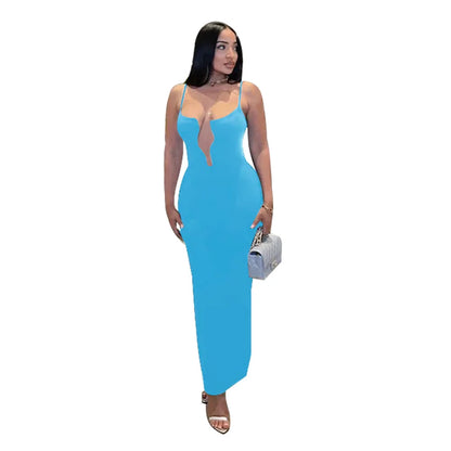 Cralom Summer 2025 Irregular Wave Suspender Dress