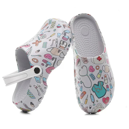 Cralom Medical Nursing Clogs - Anti-Slip Work Shoes for Women and Men