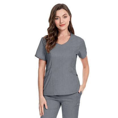 Cralom Women's Medical Scrub Set with Nursing Accessories