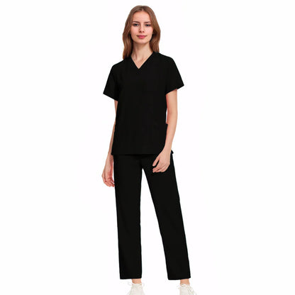Cralom Medical Professional Scrub Set: Doctor Nurse Uniform for Hospital Beauty Salon