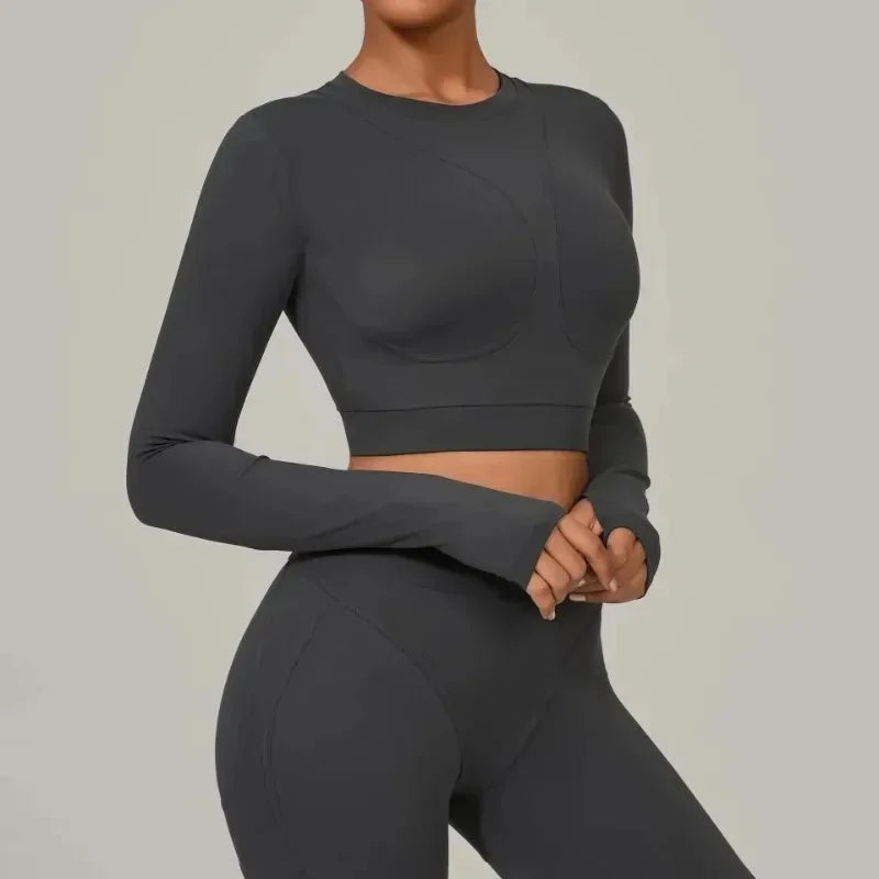 Cralom Seamless High-Intensity Workout Top for Women