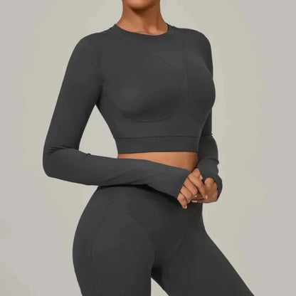 Cralom Seamless High-Intensity Workout Top for Women