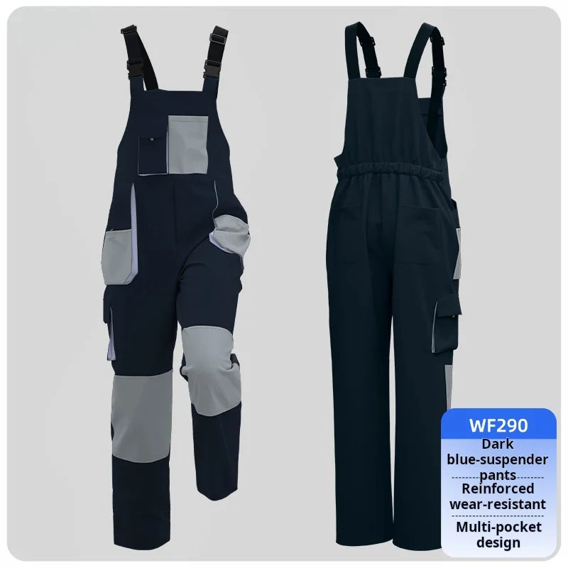 Cralom Heavy-Duty Jumpsuit with Durable Pockets for Maintenance & Safety