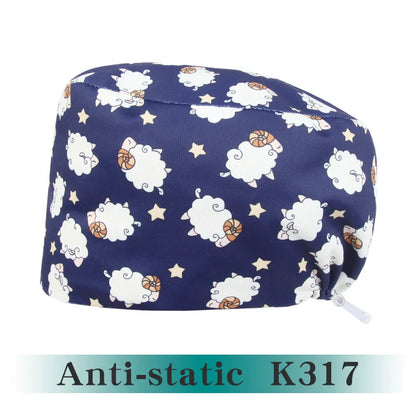 Cralom Silky Surgeon Cap Soft Scrub Hat for Medical Professionals