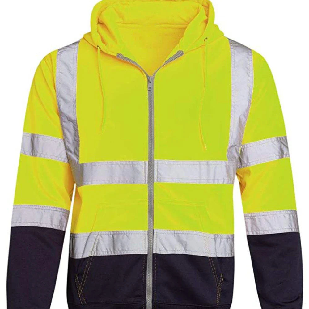 Cralom High Energy Reflective Hoodie Set: Durable Workwear with Breathable Design