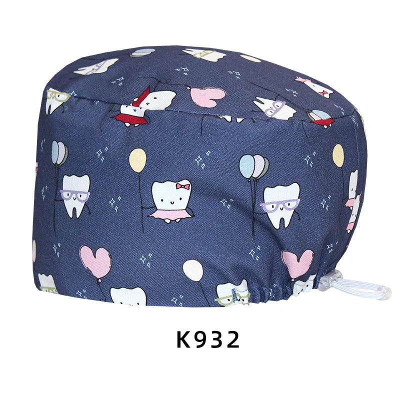 Cralom Cotton Medical Skullcap for Surgical Scrub and Nursing