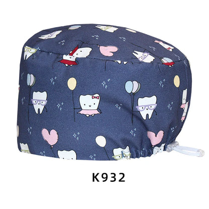Cralom Cotton Medical Skullcap for Surgical Scrub and Nursing