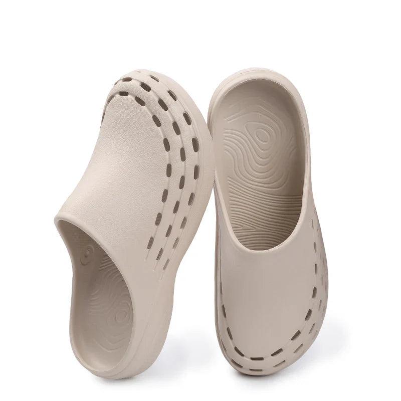 Cralom Summer Beach Sandals with Slip-Resistant Contoured Footbeds