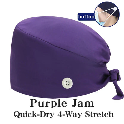 Cralom Summer Medical Caps for Beauty Salon, Spa & Clinic - Soft Surgical Hats
