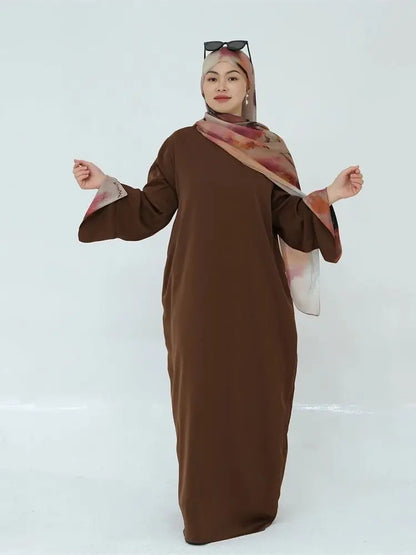 Cralom Ramadan Eid Kebaya Set Abaya Kaftan Modest Hijab Dress