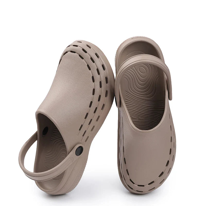 Cralom Summer Beach Sandals with Slip-Resistant Contoured Footbeds