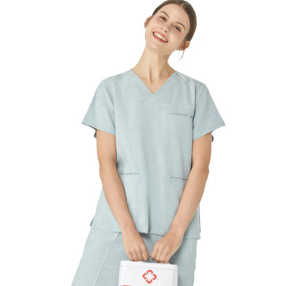 Cralom Stretch Nursing Scrubs - Comfortable Pediatric Nurse Uniforms