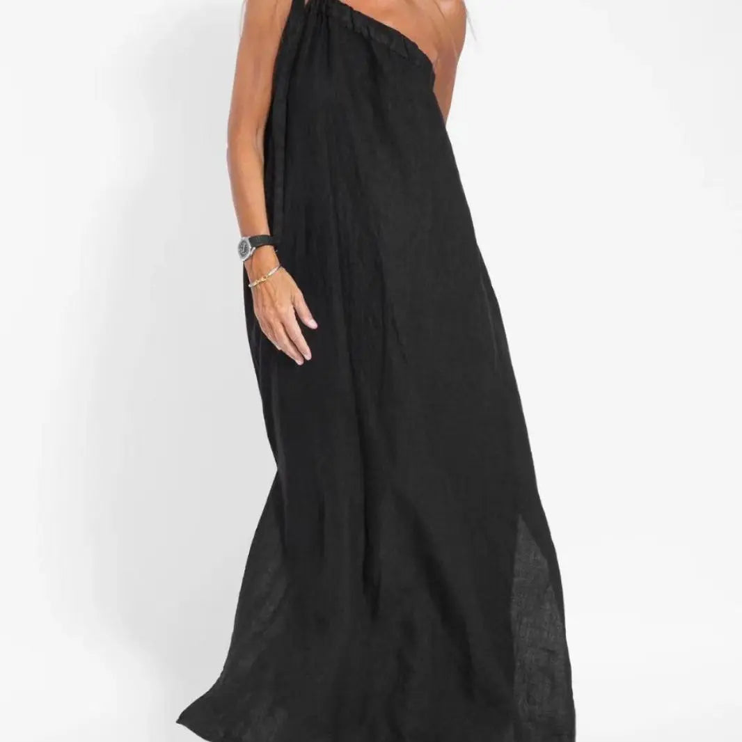 Cralom Women's Asymmetric Split Sleeveless Dress - Summer 2024