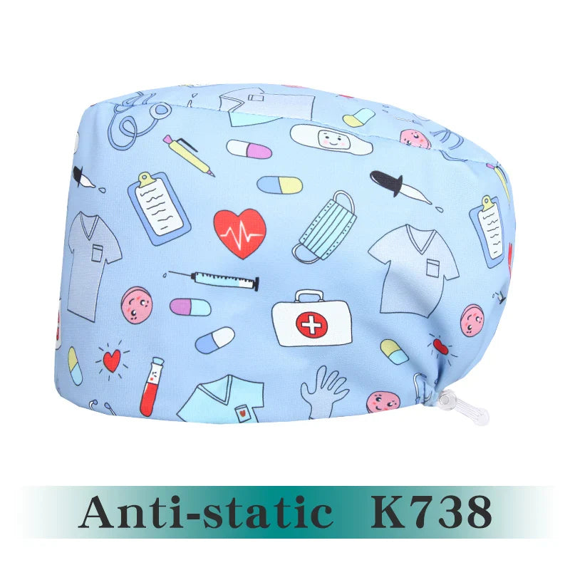 Cralom Long Hair Surgical Caps for Professionals and Chefs