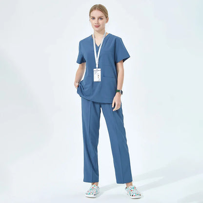 Cralom Women's Quick Dry Scrub Sets for Pet Hospital & Dental Clinic