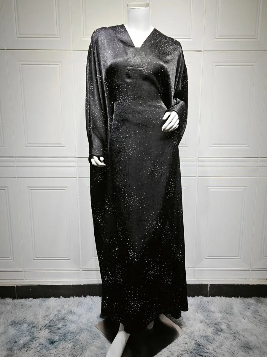 Beaded Abaya Dress - Elegant Eid Fashion - Cralom x Cralom