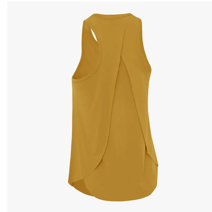 Cralom Women's Fitness Crop Tank Top, Quick Dry Sport Vest for Gym Workouts