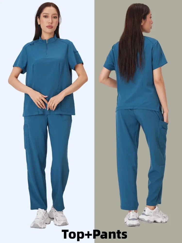 Cralom Medical Scrubs Set - Professional Nursing Uniforms for Men & Women