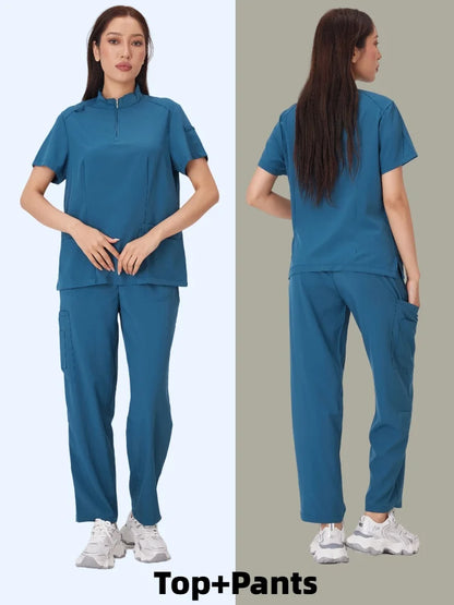 Cralom Medical Scrubs Set - Professional Nursing Uniforms for Men & Women