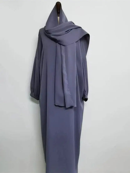 Cralom Modest Eid Niqab Abaya Kaftan Dress