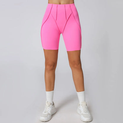 Cralom High Waist Yoga Shorts with Pockets for Women: Workout, Running, Gym, Cycling