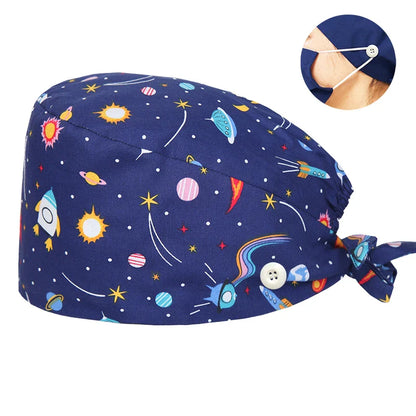 Cralom Surgical Scrub Cap for Medical Nurse Work Hat
