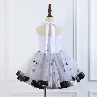 Cralom Dot Prints Pageant Tutu Costume Set - Girls