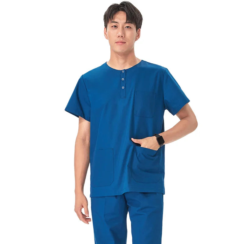 Cralom Scrubs Set - Unisex Medical Uniforms for Nurses and Doctors