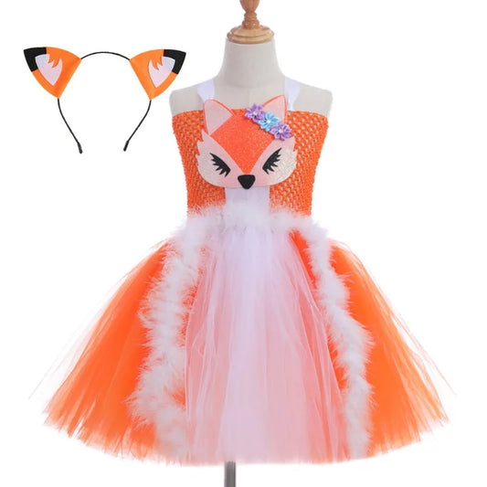 Cralom Kids Fox Princess Halloween Costume