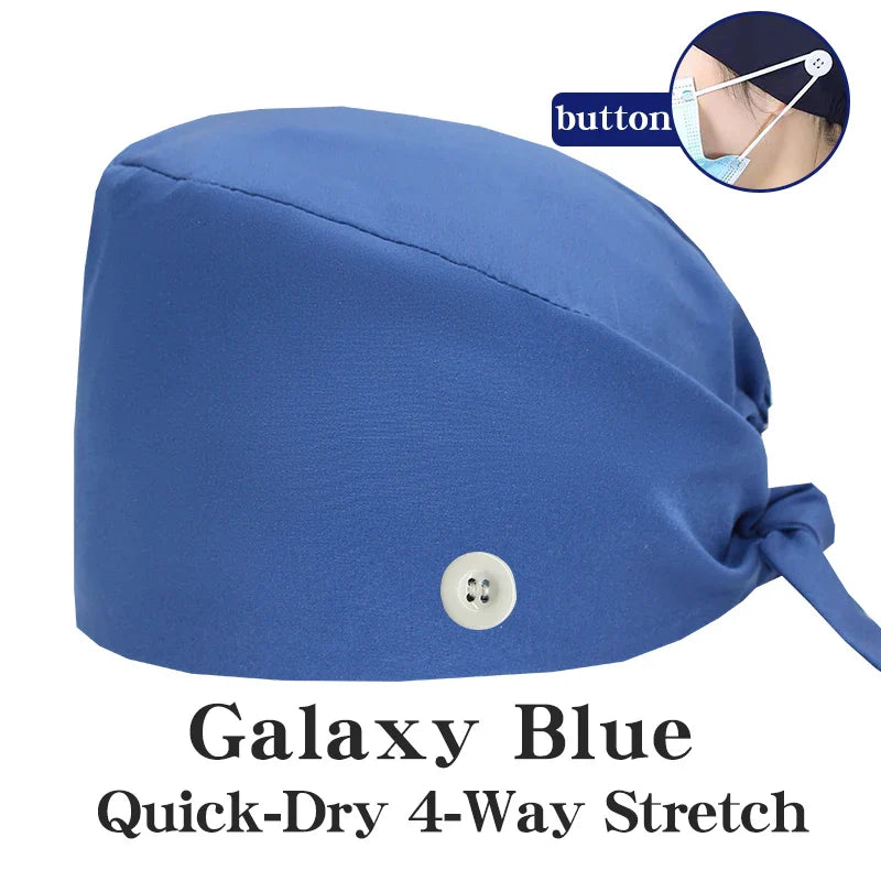 Cralom Summer Medical Caps for Beauty Salon, Spa & Clinic - Soft Surgical Hats