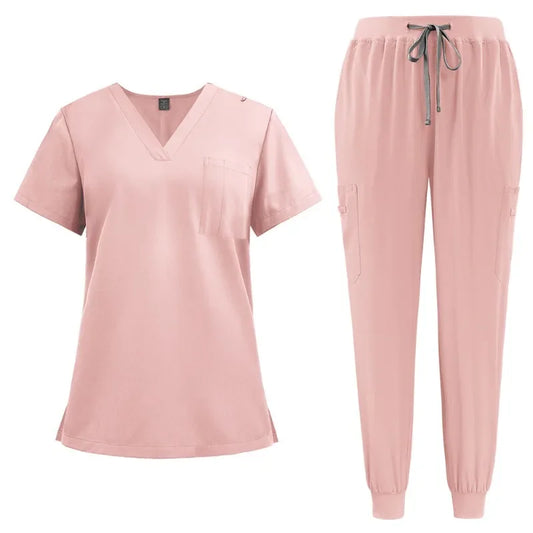 Cralom Unisex Nurse Scrubs Set for Hospital and Dental Clinic Uniforms