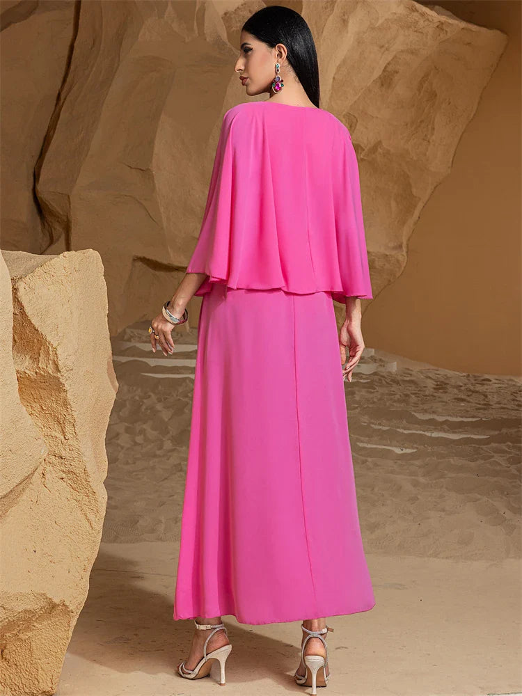 Cralom Ramadan Satin Abaya: Luxury Muslim Fashion & African Dresses