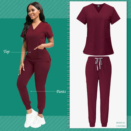 Cralom Beauty Spa Uniform Set for Women