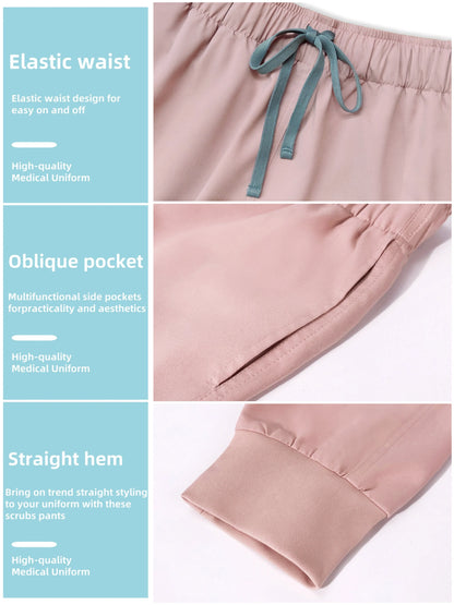 Cralom Scrub Suit Set - Hospital Nurse Workwear Uniform