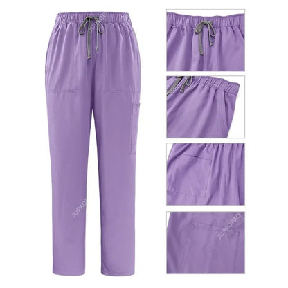 Cralom Medical Nursing Uniforms Set for Beauticians and Pet Clinic Staff