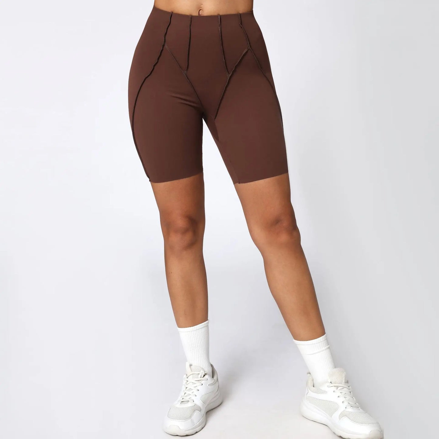 Cralom High Waist Yoga Leggings for Women - Peach Hip Raise Fitness Pants