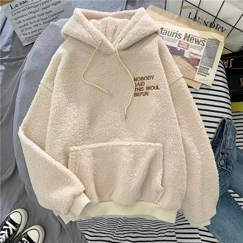 Cralom Love Lambswool Cotton-Padded Jacket - Couple Jacket Y2K