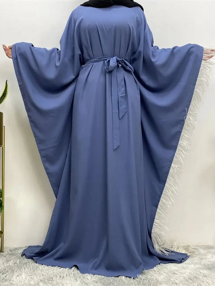 Cralom Women's Classic Black Djellaba Robe: Modest Fashion Abaya Kaftan