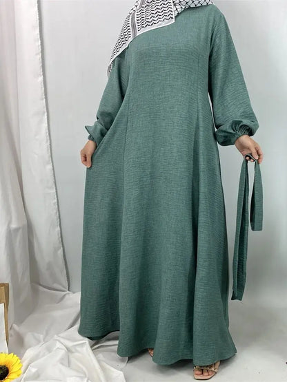 Cralom Ramadan Eid Mubarak Modest Niqab Abaya for Muslim Women