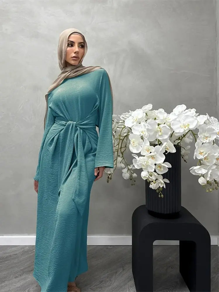 Cralom Ramadan Eid Modest Abayas - Elegant Kaftan Dresses for Muslim Women