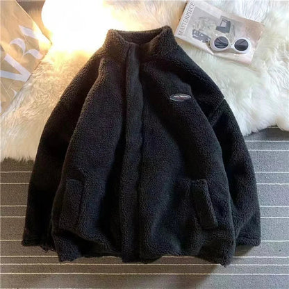 Cralom Love Lambswool Cotton-Padded Jacket - Couple Jacket Y2K