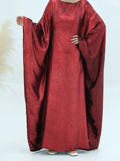 Cralom Luxury Satin Maxi Abaya for Women Muslim - Cralom Ramadan Eid Dubai Abayas