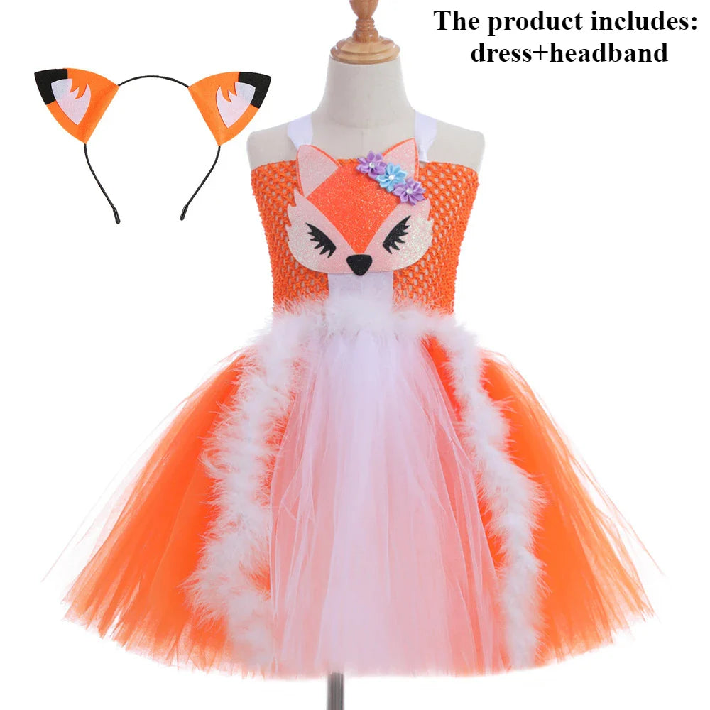 Cralom Kids Fox Princess Halloween Costume