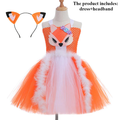 Cralom Kids Fox Princess Halloween Costume