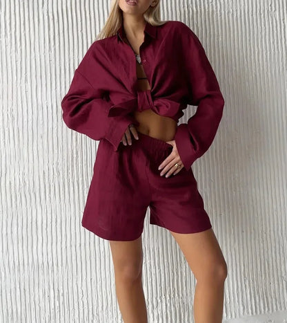 Cralom Spring 2025 Fashion Blouse & Pant Set